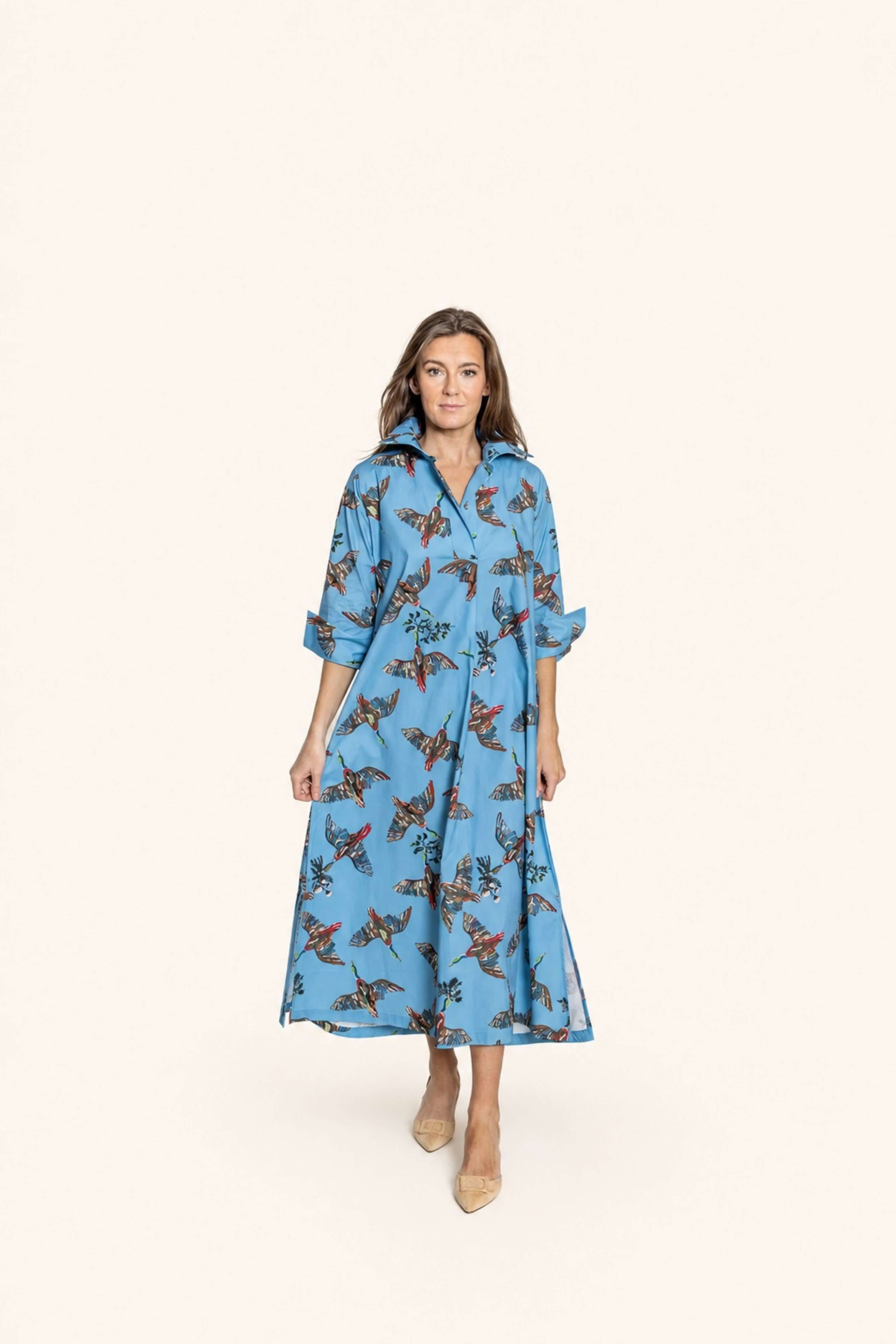 Berry Grove© Ruthie Shirt Dress Long with Tie