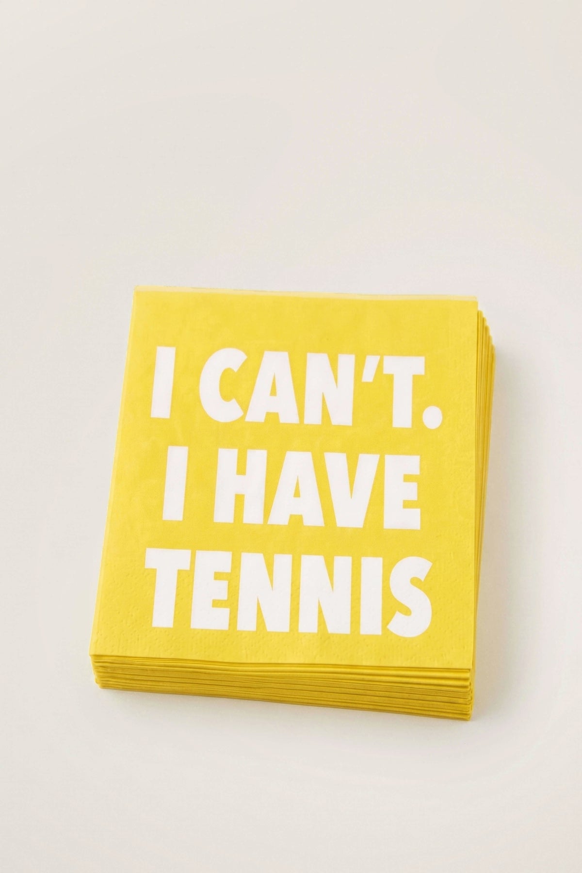 I Can't, I Have Tennis Cocktail Napkins