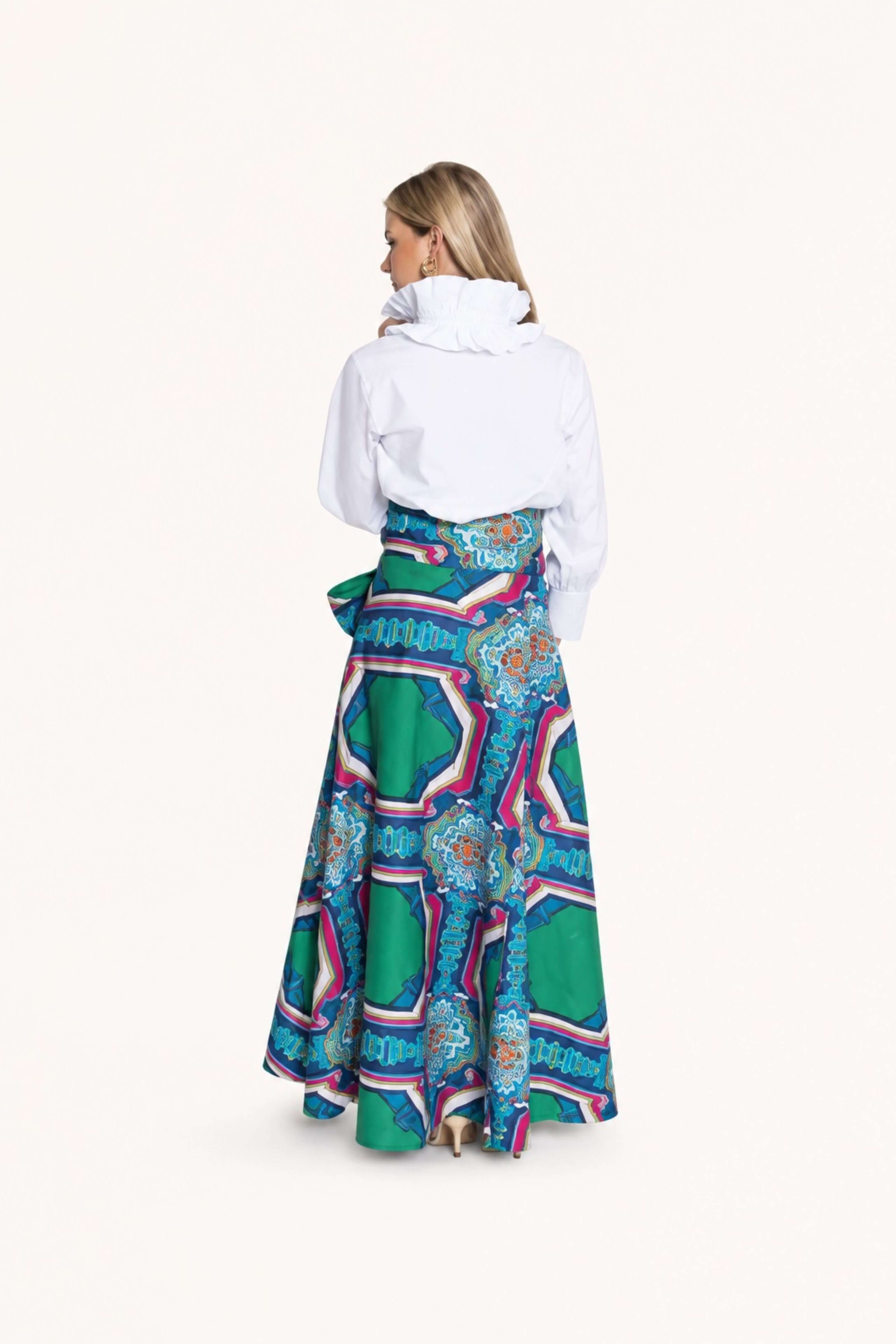 Portico© Brady Wrap Maxi Skirt