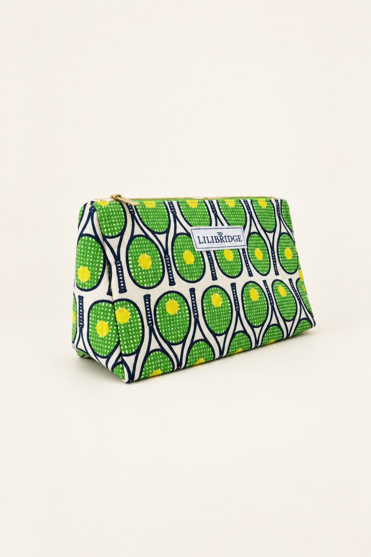 Tennis Racket Make Up Bag