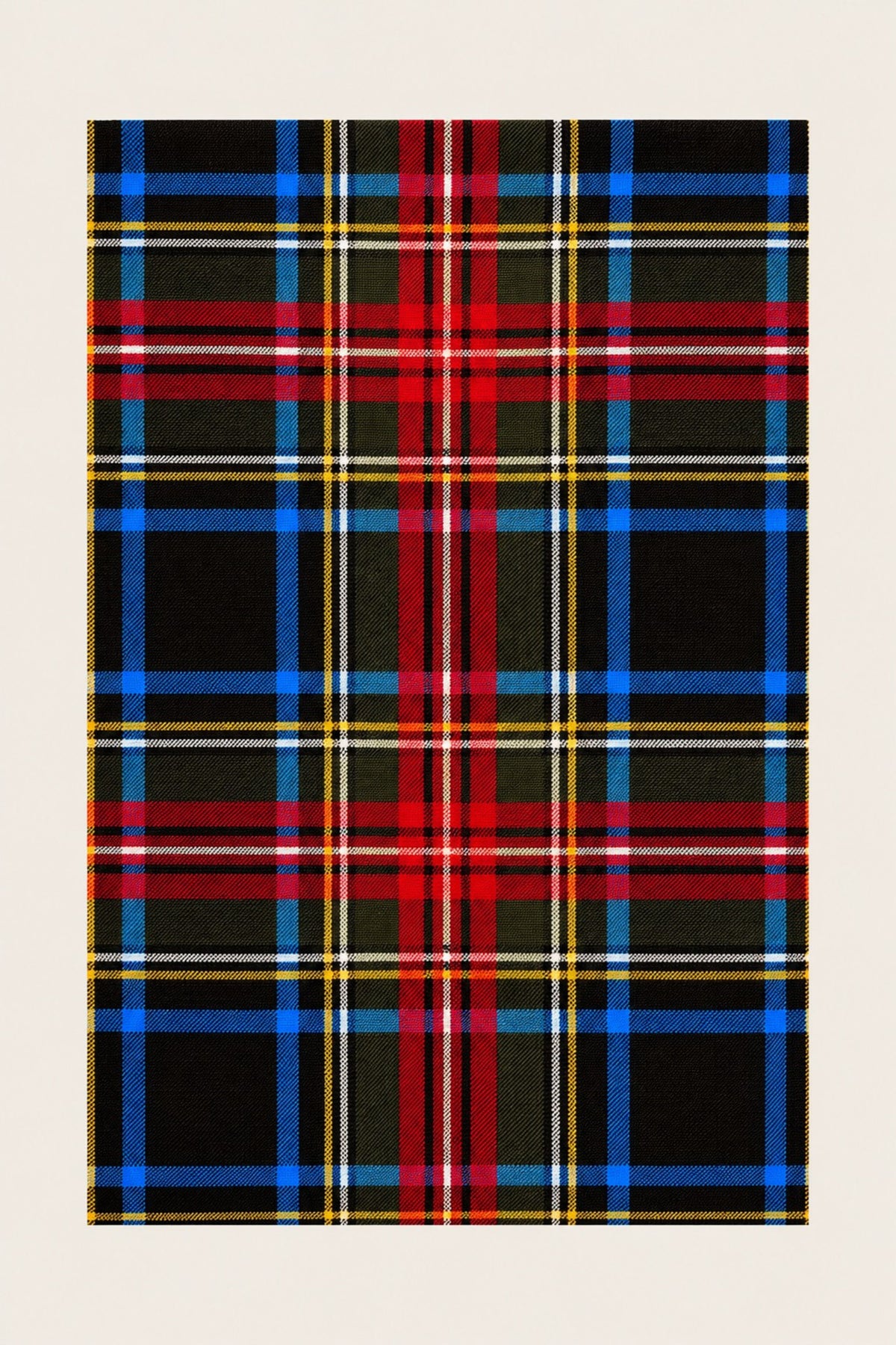 Stewart Plaid Puff Sleved Top