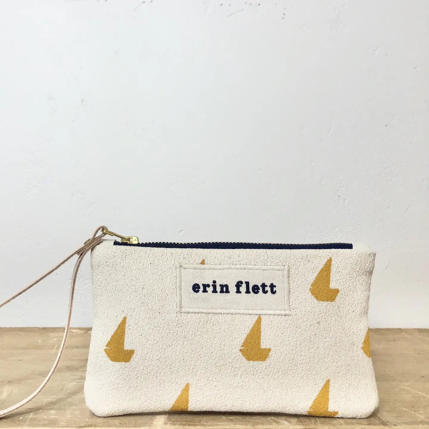 Yolk Sailboats Wristlet Zipper Bag