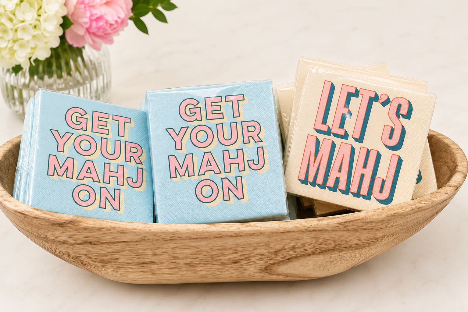 Get Your Mahj On Cocktail Napkins