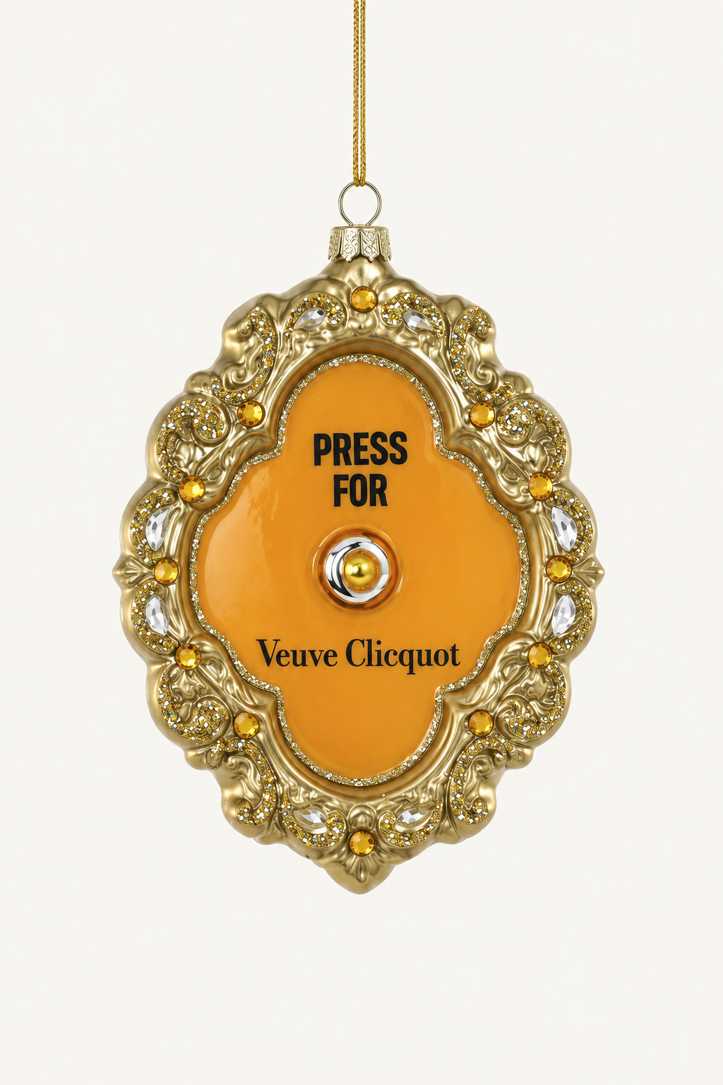 Press for Champagne Ornament