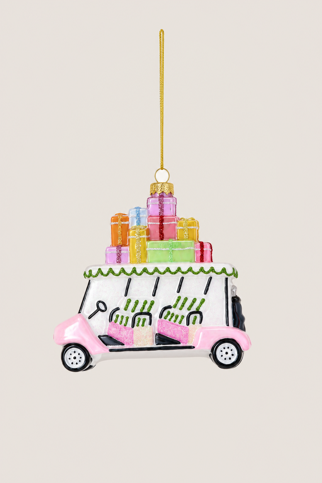 Palm Beach Golf Cart Ornament