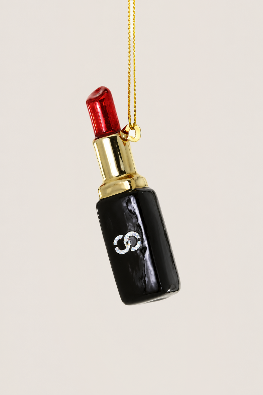 Luxe Red Designer Lipstick Ornament