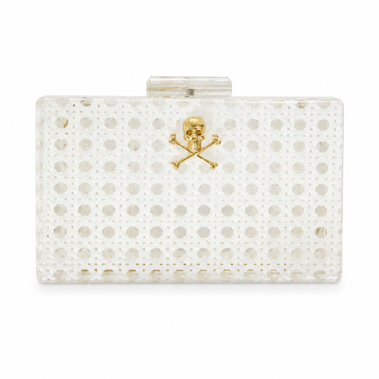 White Breakers Clutch – Customizable Minaudière