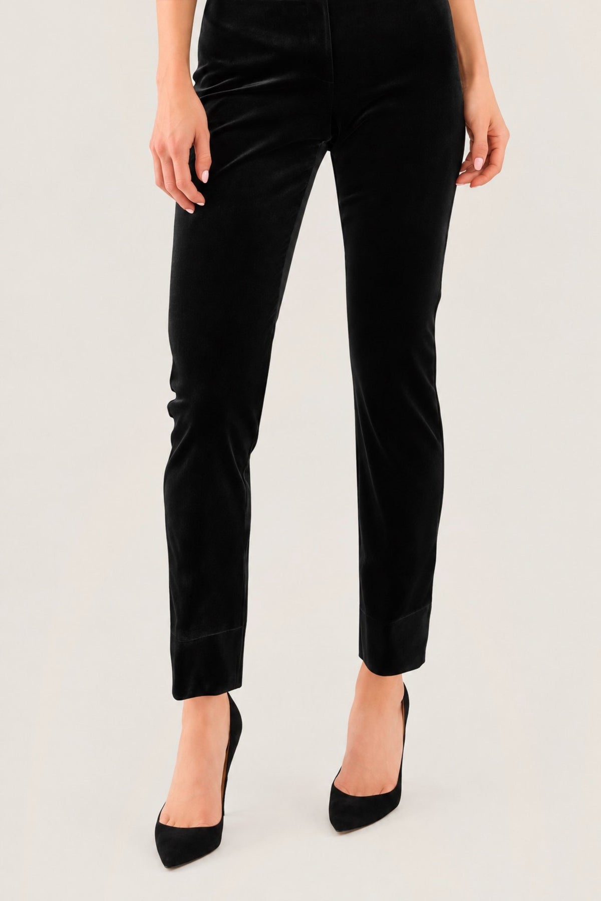 Silky Velvet Gripeless Pull On Pants