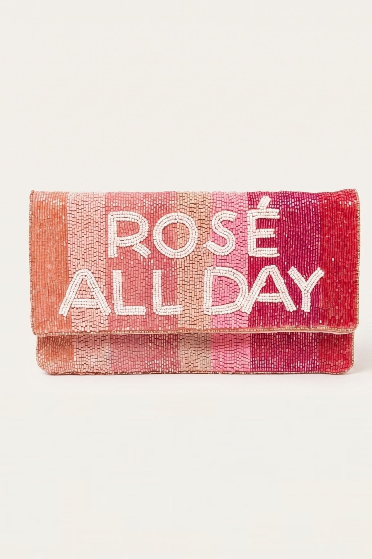 Rose All Day Beaded Clutch