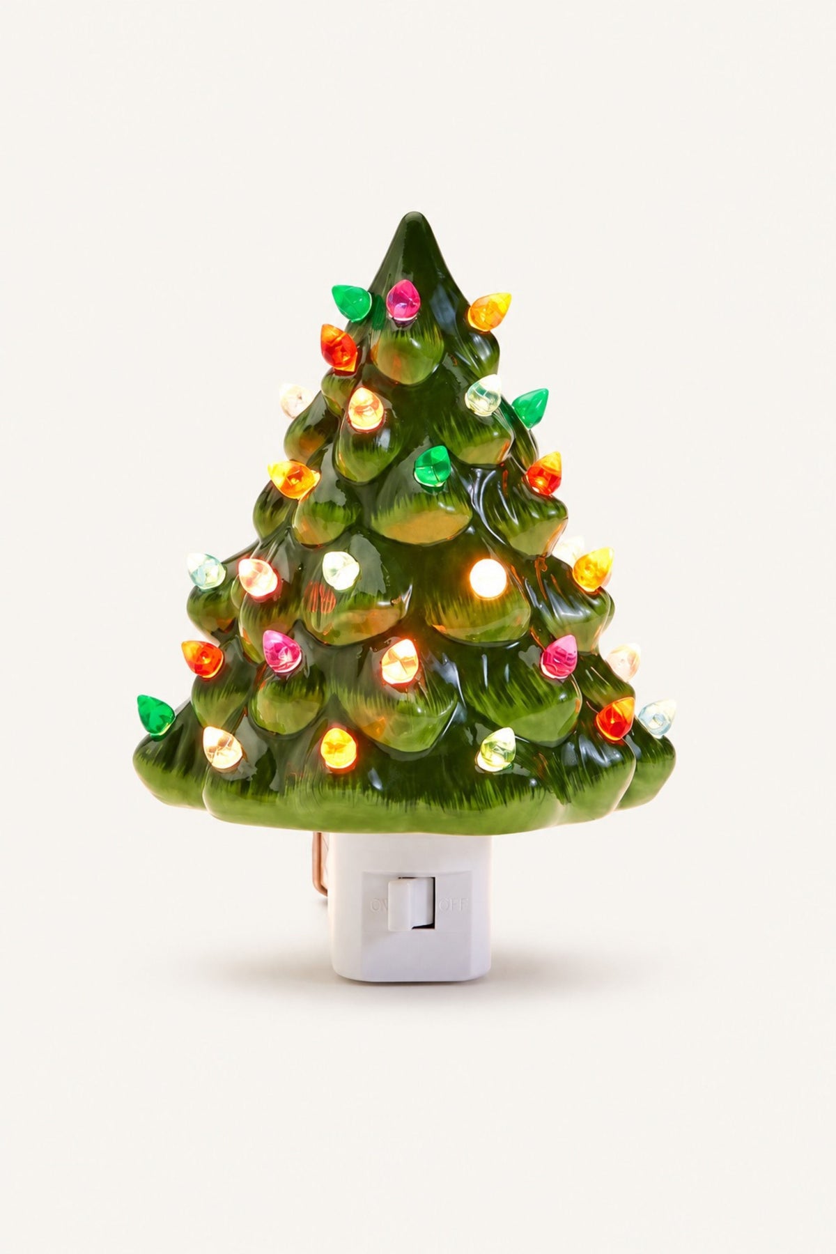 Vintage Christmas Tree Night Light