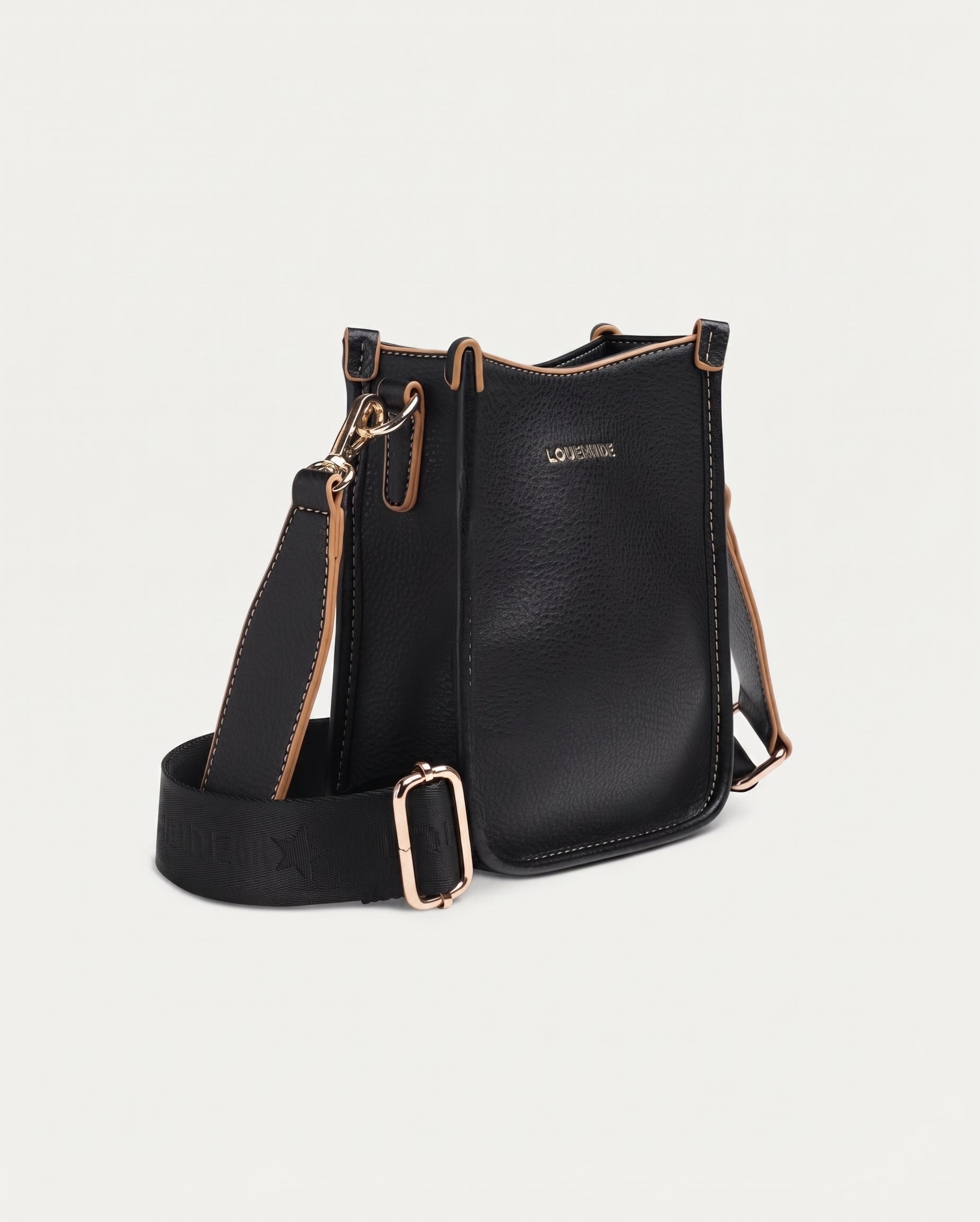 Black Parker Crossbody Bag