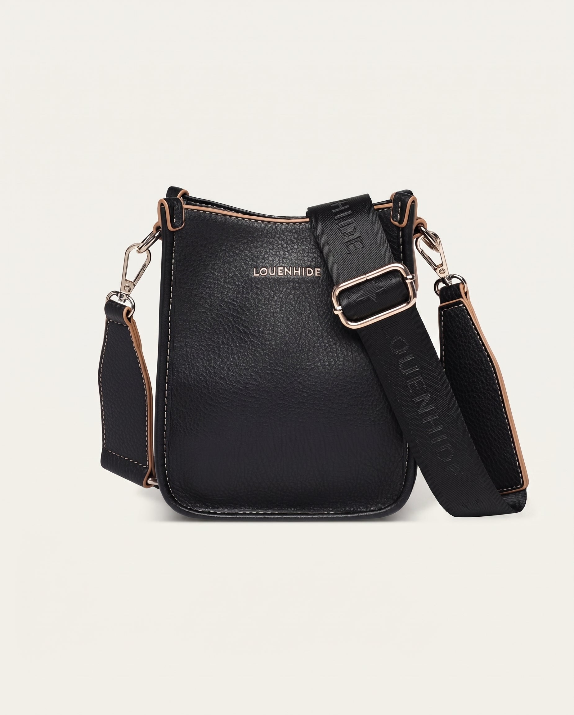 Black Parker Crossbody Bag