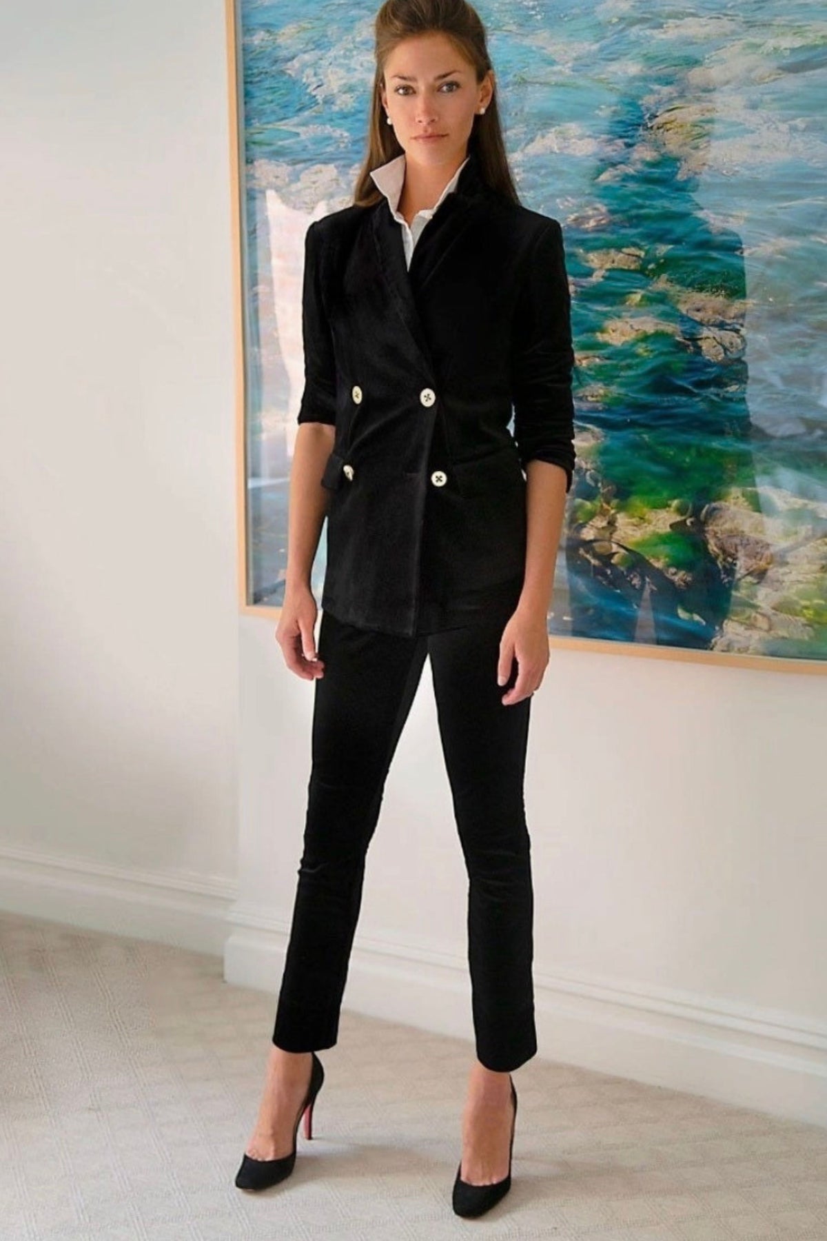 Silky Velvet Gripeless Pull On Pants