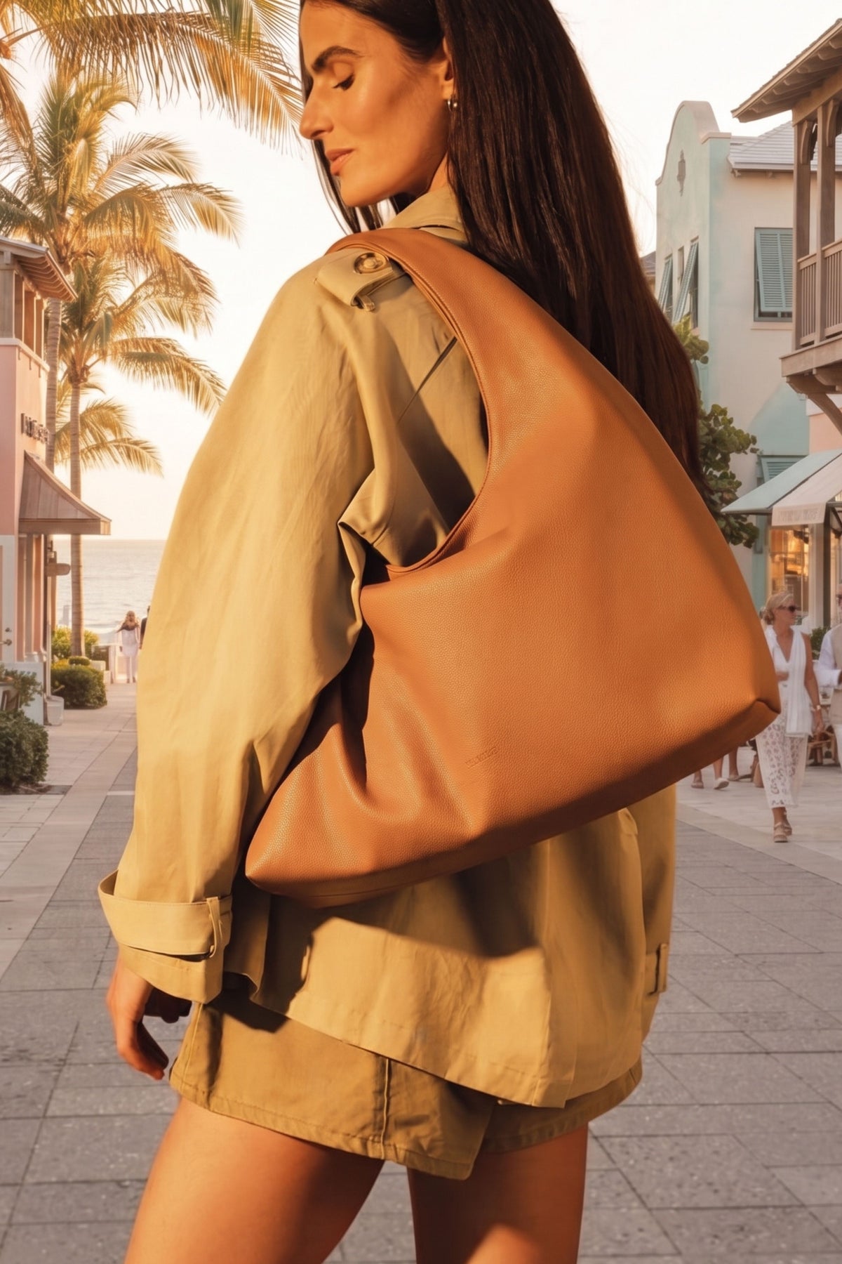 Monaco Toffee Shoulder Bag