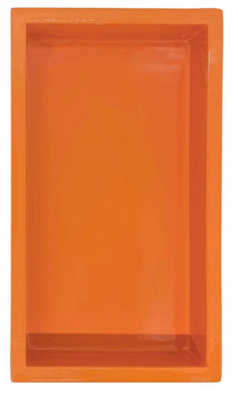 Orange Bamboo Guest Towel Holder