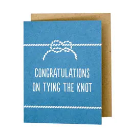 Tying The Knot Greeting Card