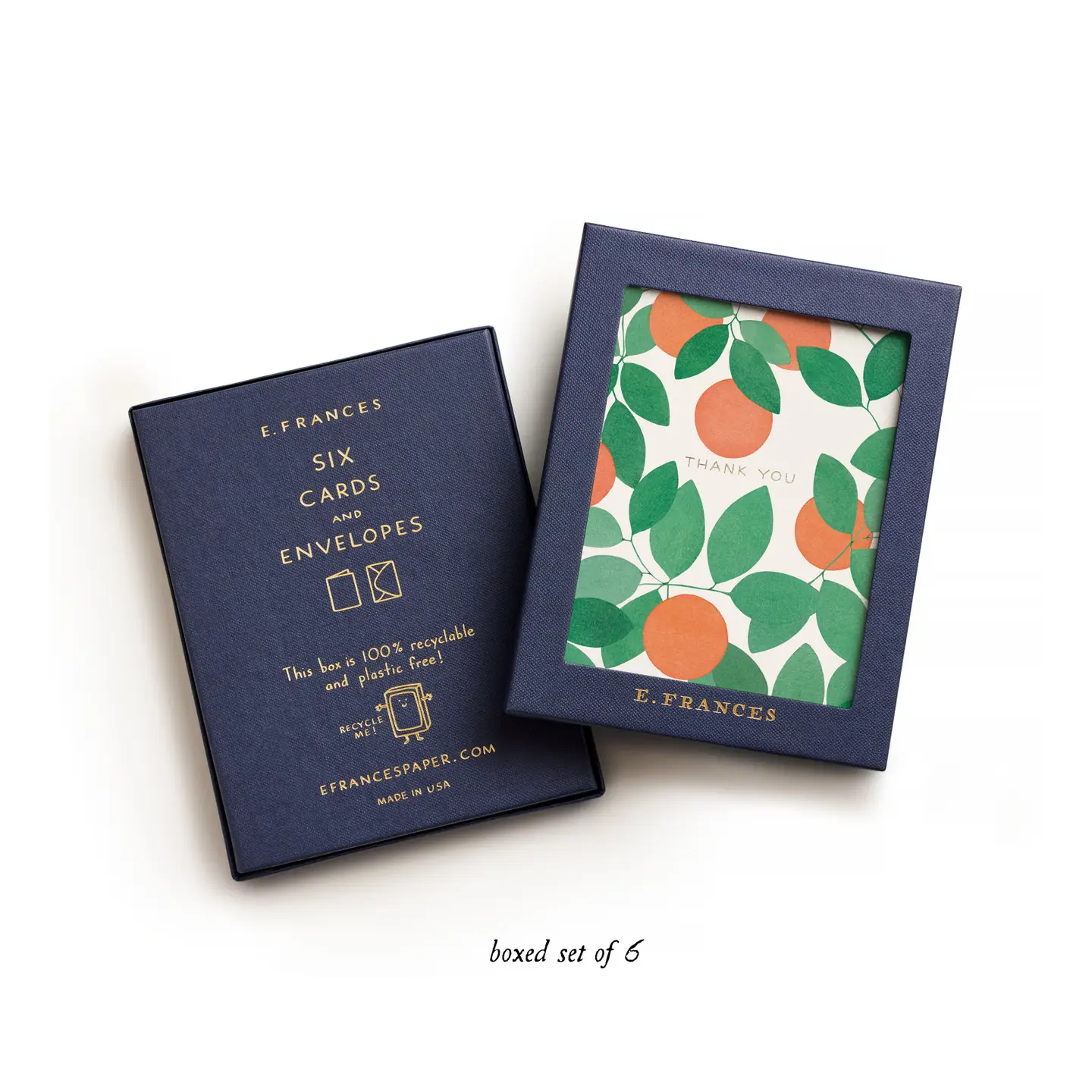 Orange Grove Thank You Boxed Card Set