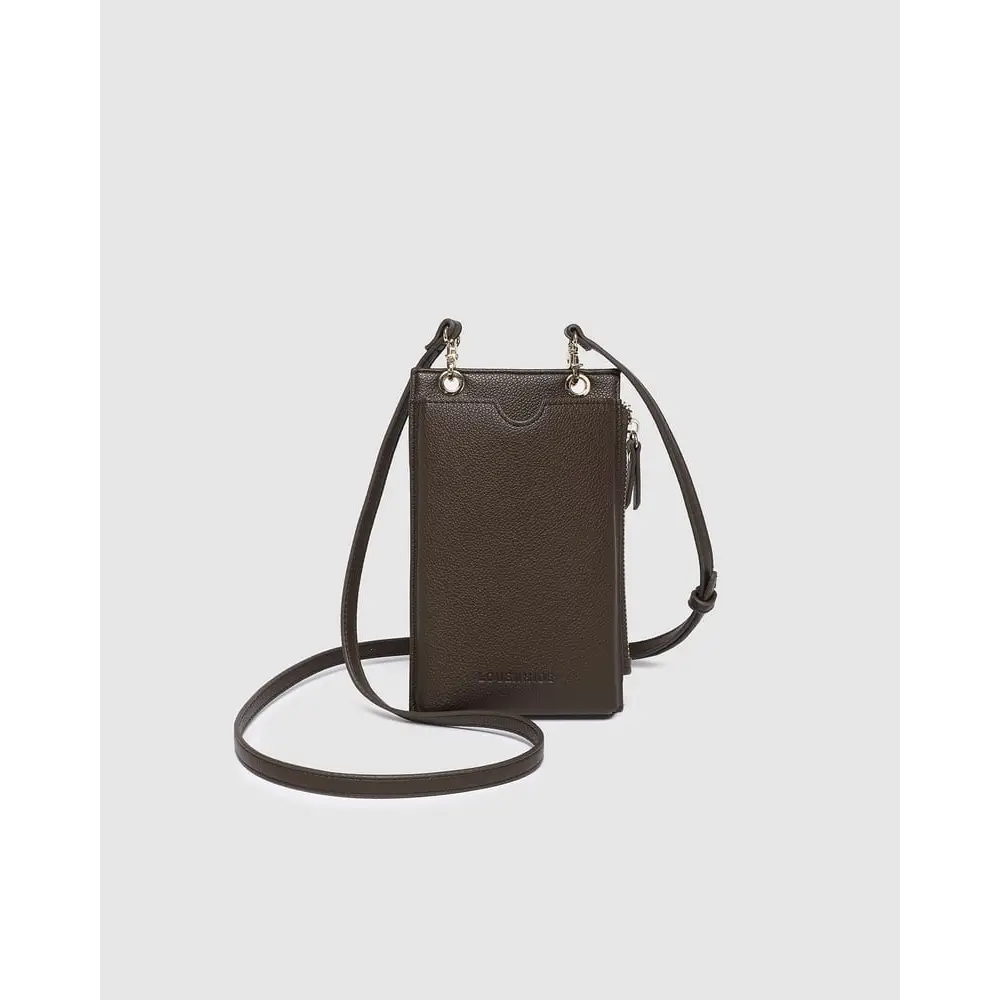 Chocolate Suki Phone Crossbody Bag