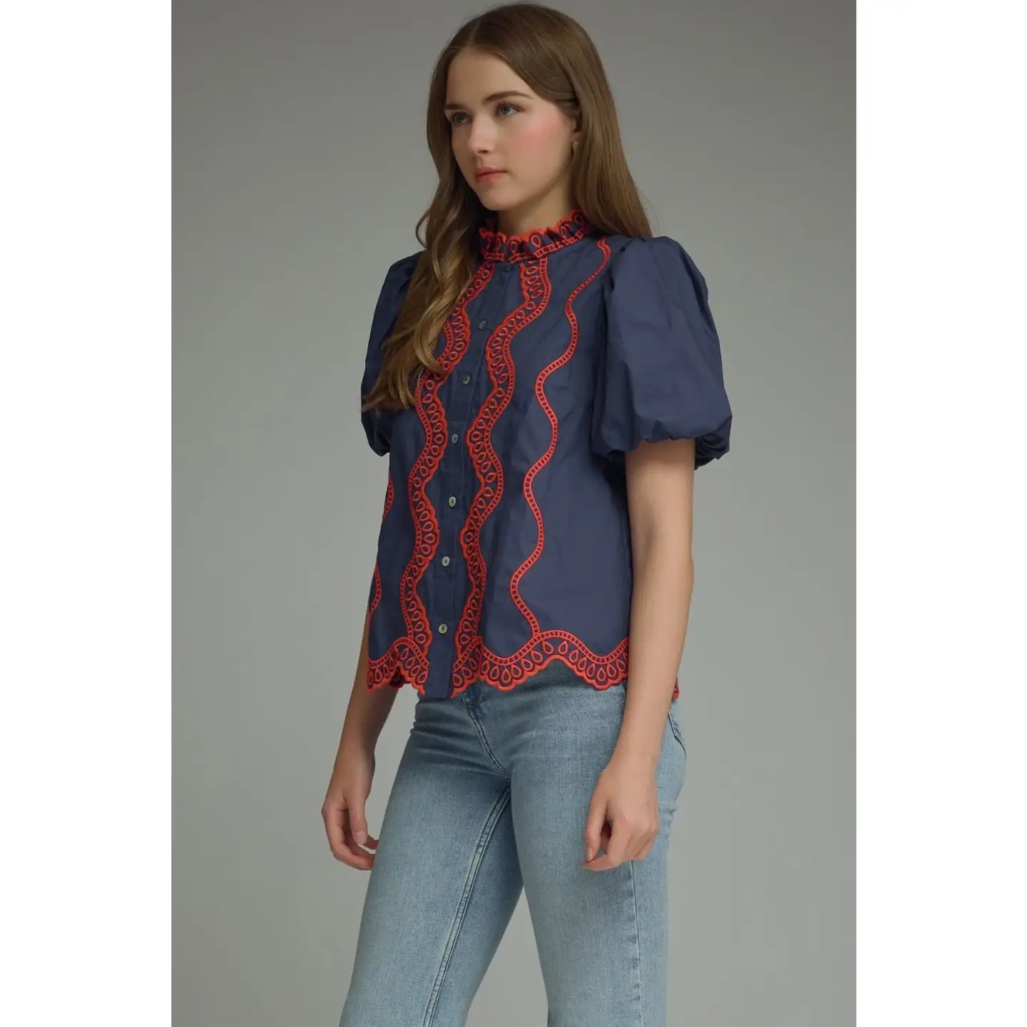 Navy Sailmaker Blouse
