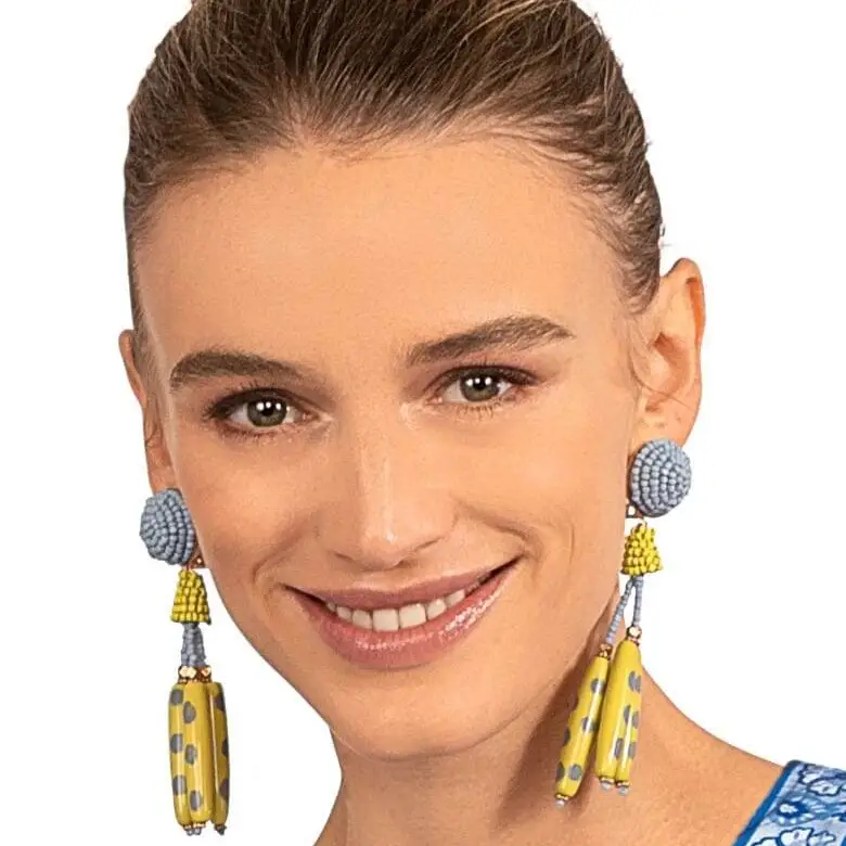 Happy Polka Dot Clip On Earrings