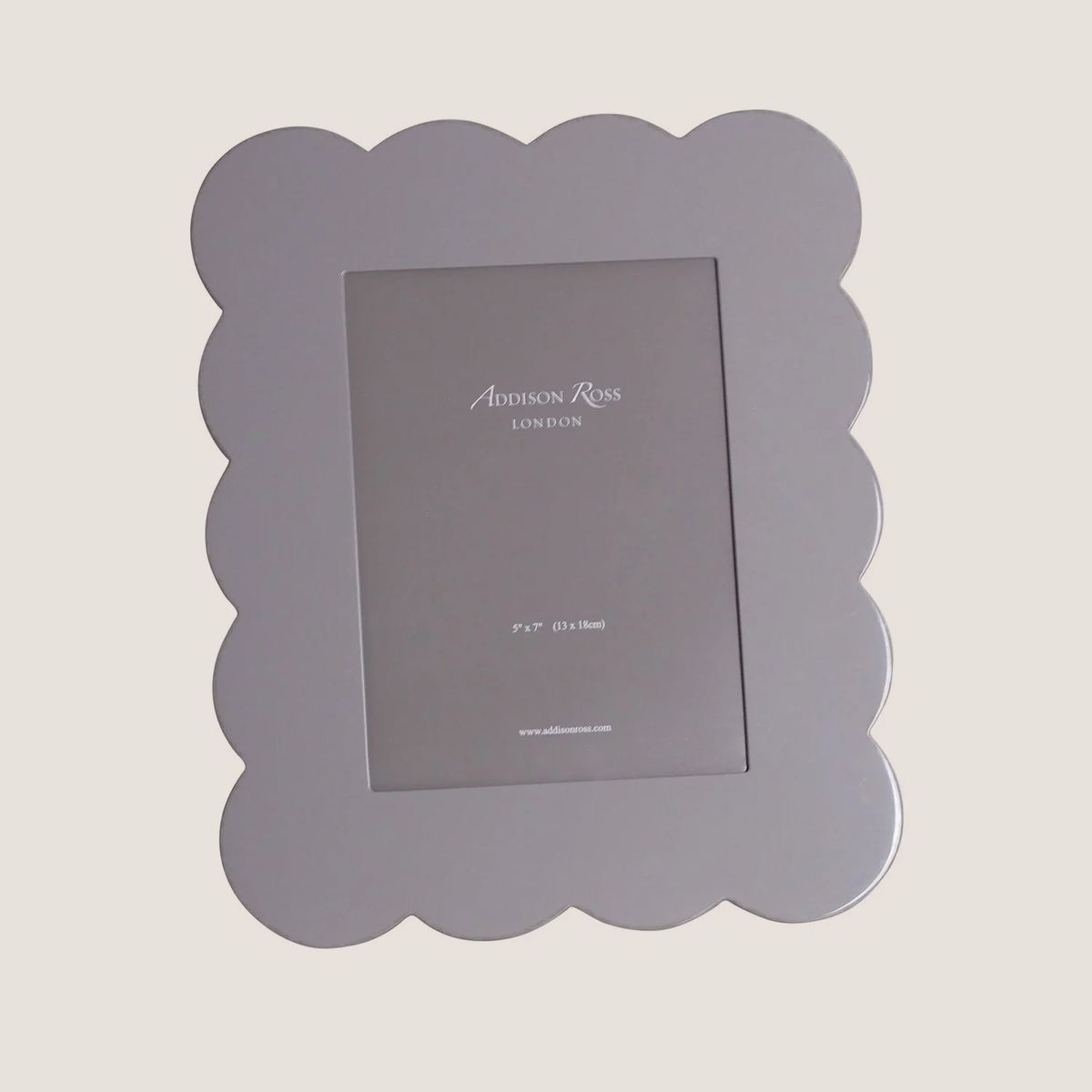 Chiffon Scalloped Lacquer 5x7 Photo Frame