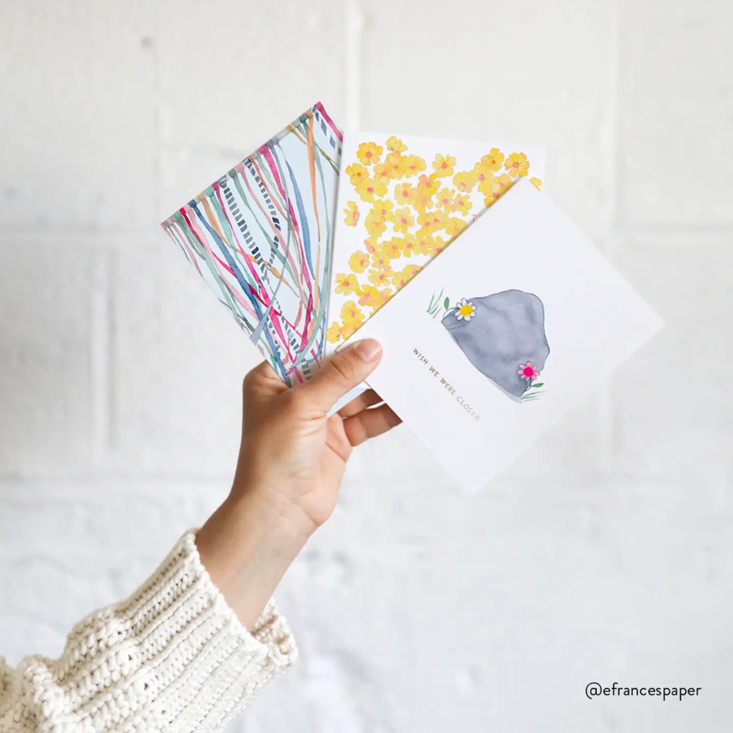 Yellow Flowers Thank You Card Set