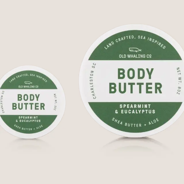 Old Whaling Spearmint & Eucalyptus Body Butter (8oz)