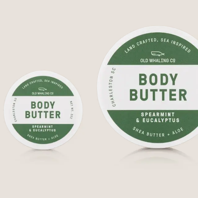 Old Whaling Body Butter Spearmint & Eucalyptus 2oz Travel Size