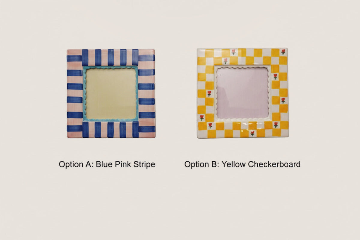 5.75" Patterned Keepsake Photo Frame (2 options)