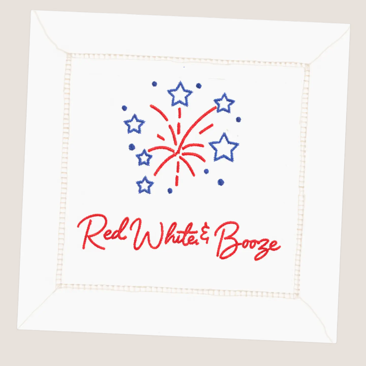 Red White & Booze Patriotic Cocktail Napkins