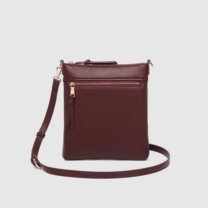 Cressida Crossbody Bag – Burgundy
