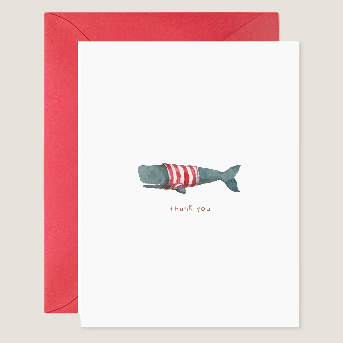 Whale Thank You Boxed Card Set