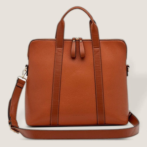 Rhodes Laptop Bag – Tan, colour swatch close-up