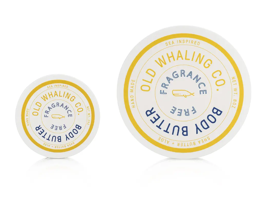 Old Whaling Fragrance Free Body Butter 8oz