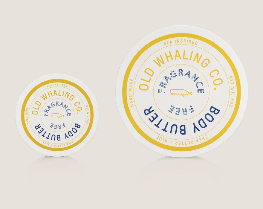 Old Whaling Fragrance Free Body Butter 8oz