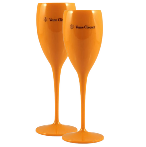 Veuve Clicquot champagne glass Coupe (acrylic) (orange) - Glas - Accessories