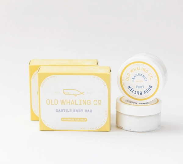 Old Whaling Body Butter Fragrance Free 2 Oz Travel Size Vivid Hue Home