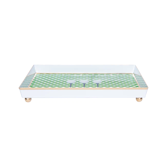 Tee Time Enameled Oliver Tray