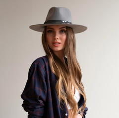 Stella Grey Fedora Hat