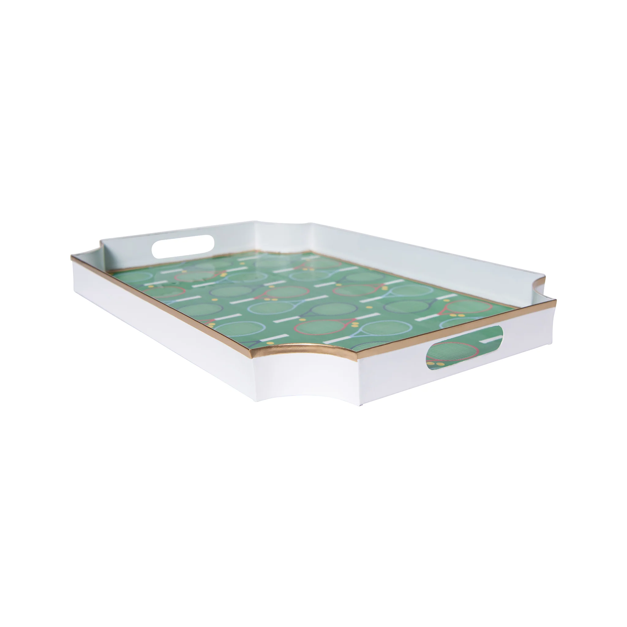 Tennis Enameled Jaye Tray