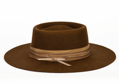Dakota Fedora Hat in Pecan