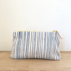 Royal Skinny Stripe Makeup Bag