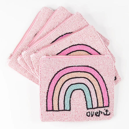 Over It Beaded Coin Pouch