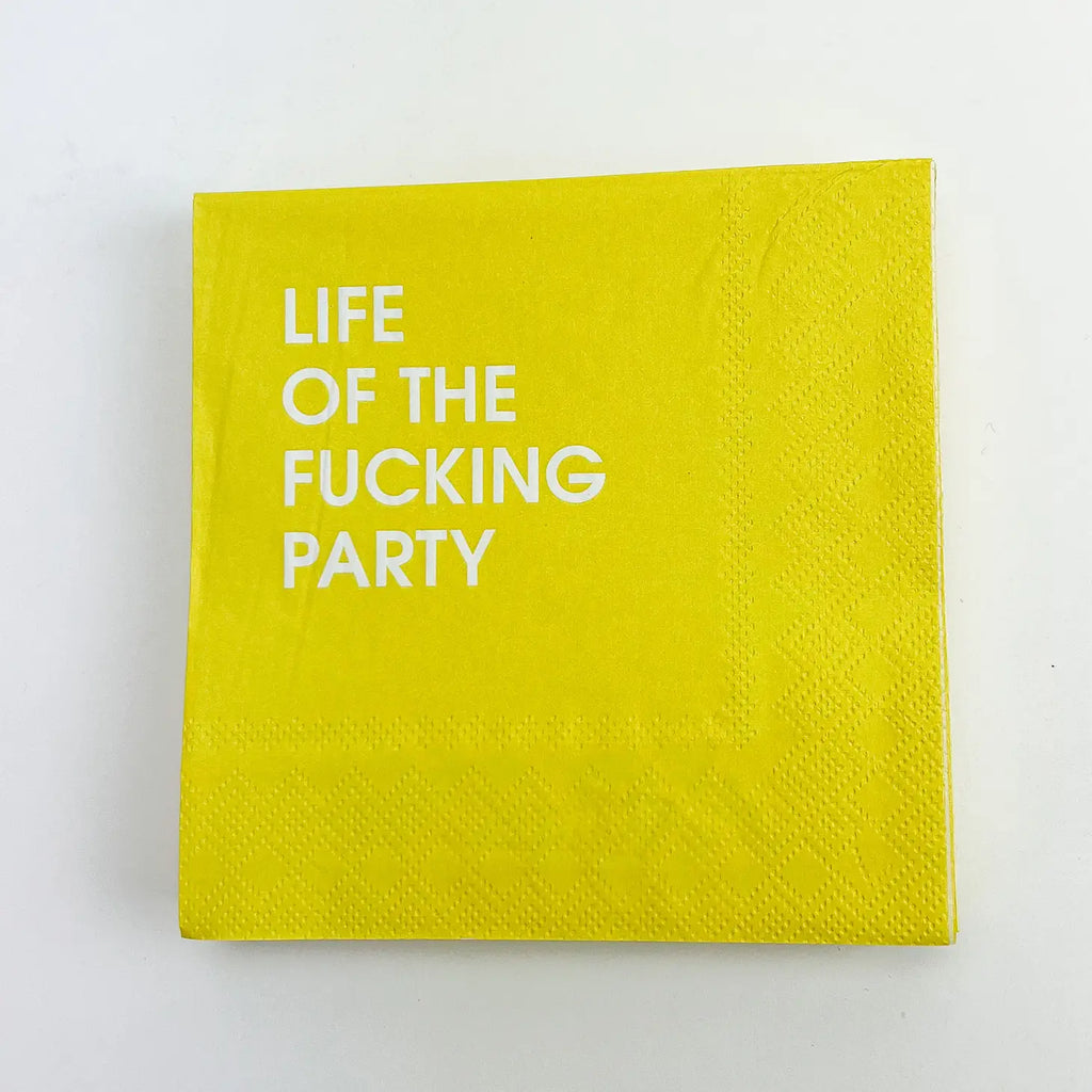 Life of the F*cking Party Beverage Napkins