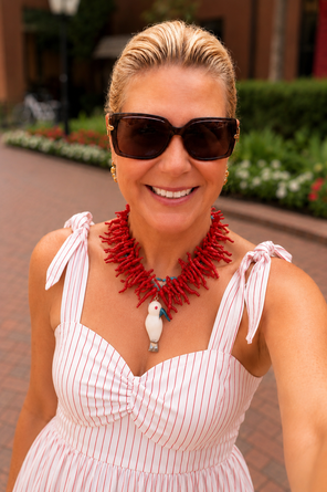 Polly Bird & Sea Statement Necklace