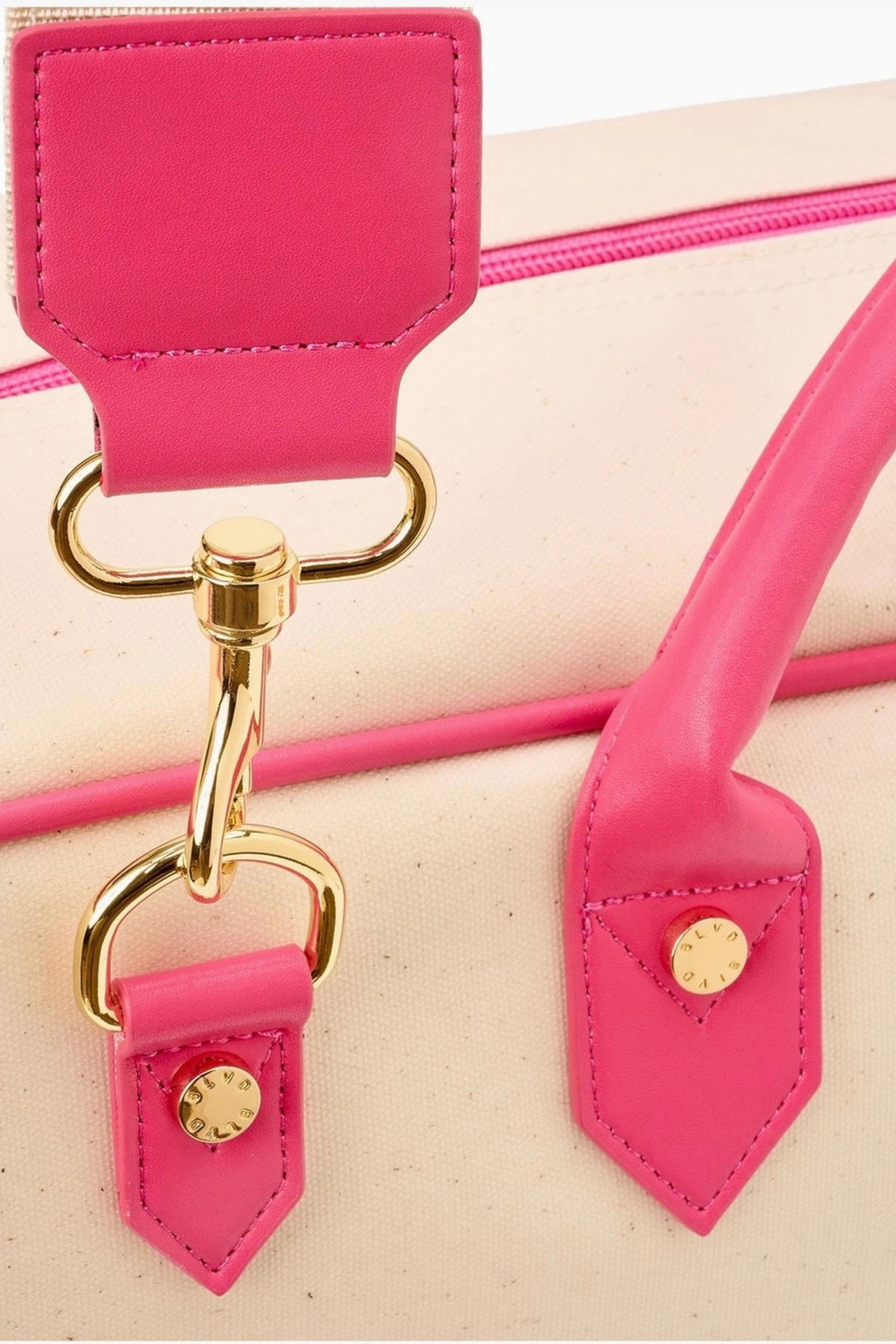 Raspberry Margo “Mahj” Mahjong Tote — Hot Pink Trim