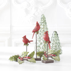 Cardinal w/ Holly on Spindle (sold separately)
