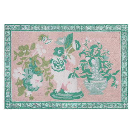 Imperial Palace Pink Hook Rug 2x3