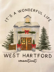 Wonderful Home Holiday Customized CT Town Tea Towel