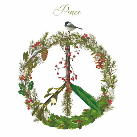 Peace On Earth Paper Cocktail Napkins (Pack of 20)